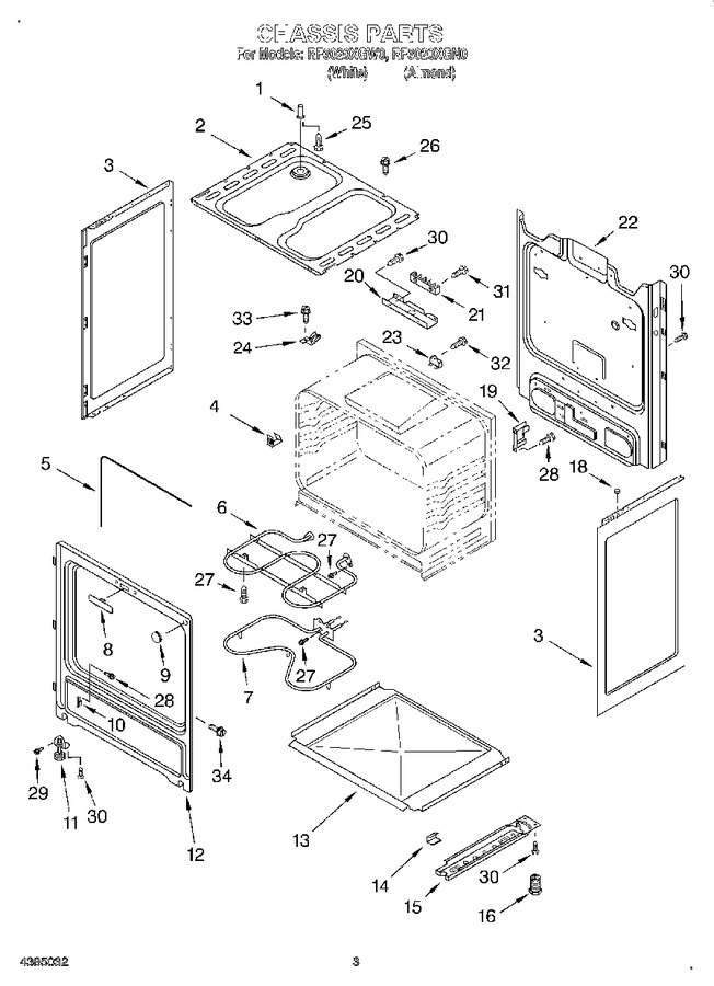 Diagram for RF3020XGW0