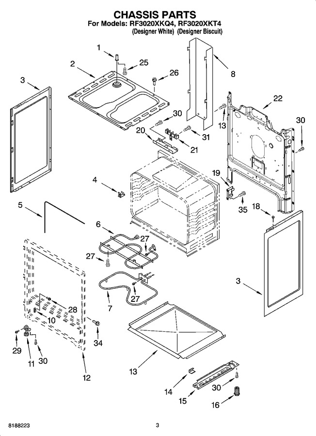 Diagram for RF3020XKQ4