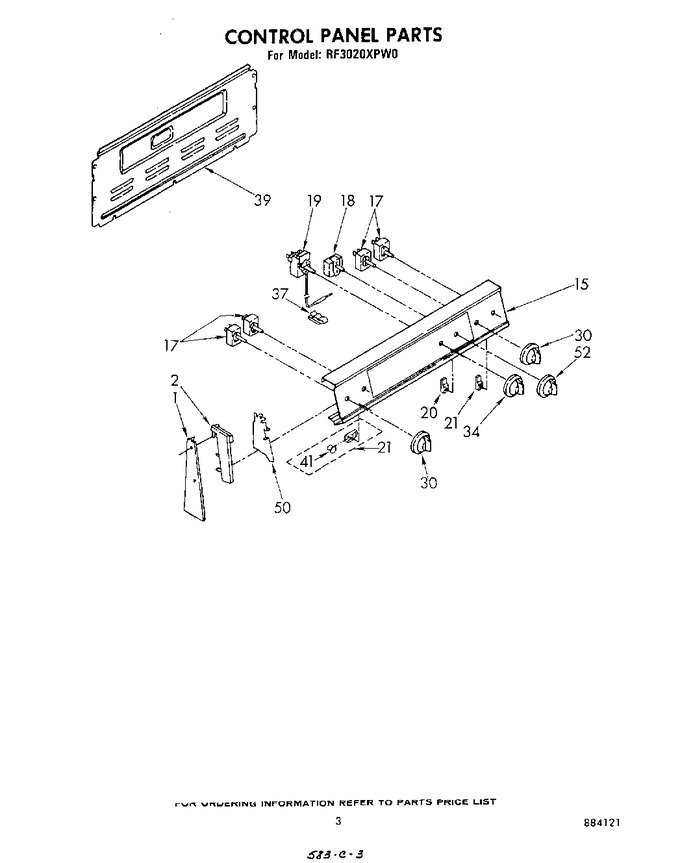 Diagram for RF3020XPW0