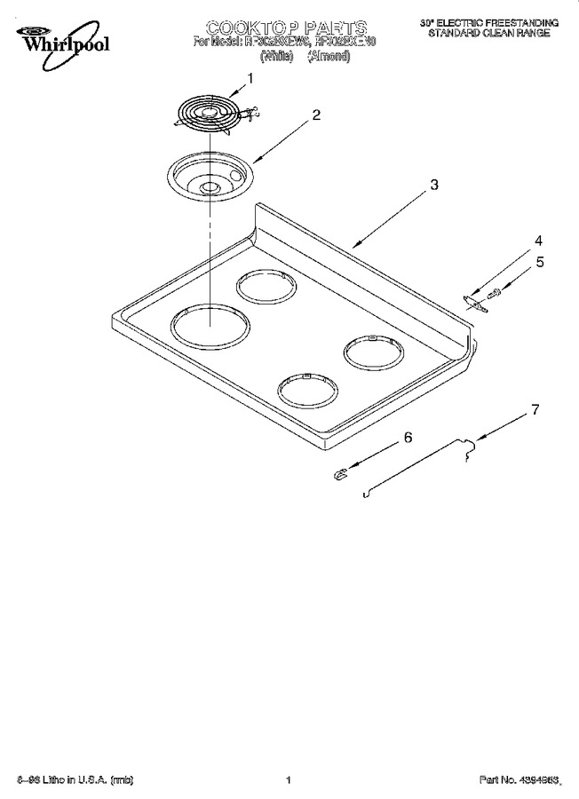 Diagram for RF302BXEN0