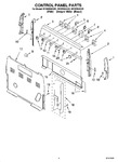 Diagram for 02 - Control Panel Parts