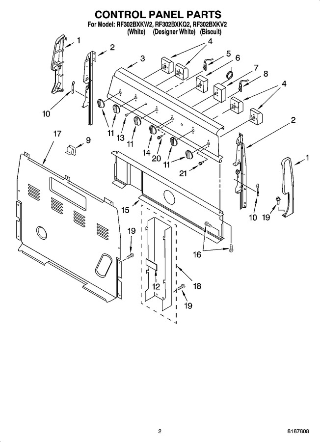 Diagram for RF302BXKV2