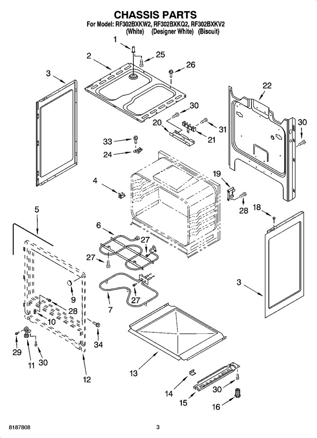 Diagram for RF302BXKW2