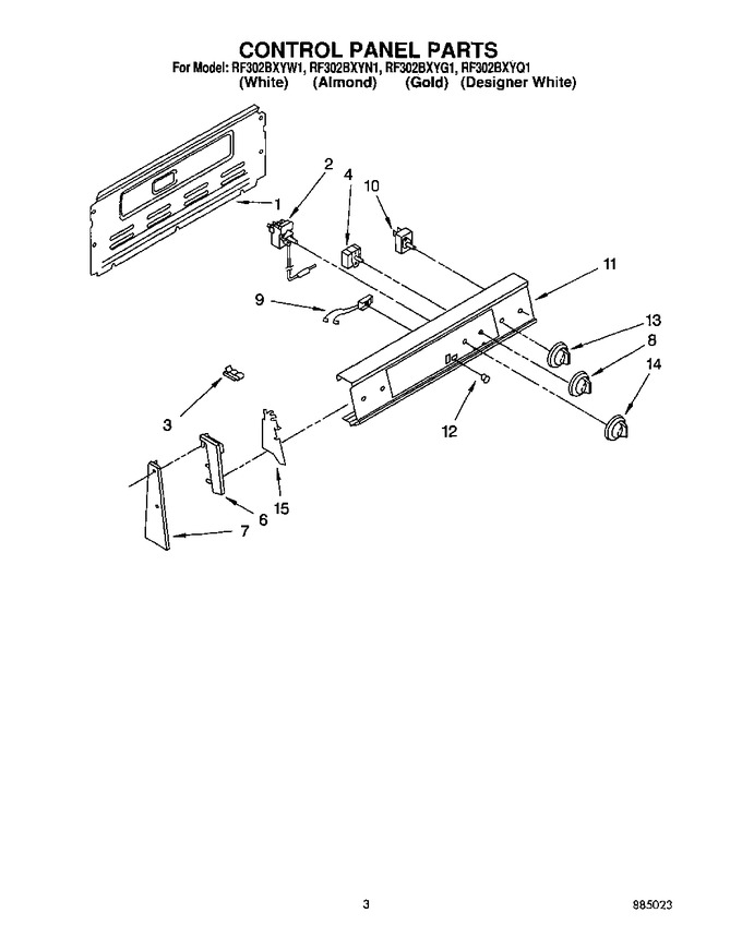 Diagram for RF302BXYN1