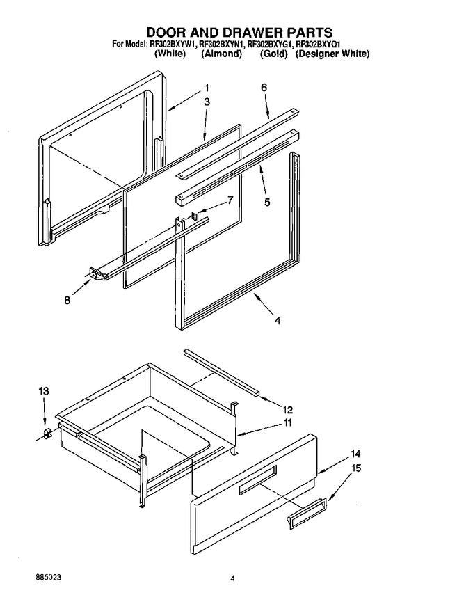 Diagram for RF302BXYG1