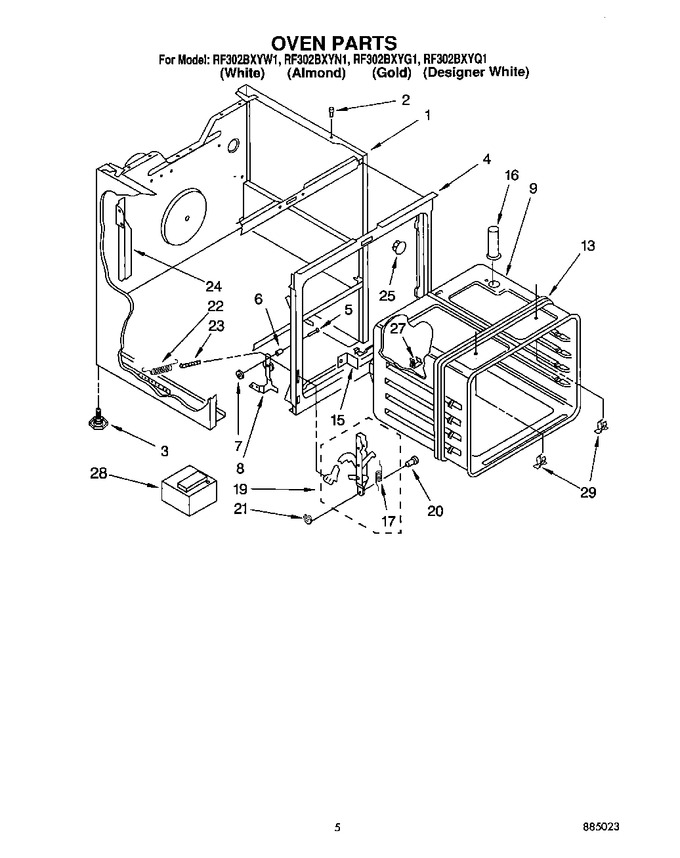 Diagram for RF302BXYN1