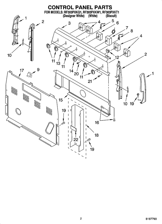 Diagram for RF303PXKW1