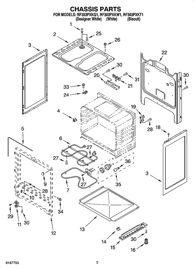 Diagram for RF303PXKQ1