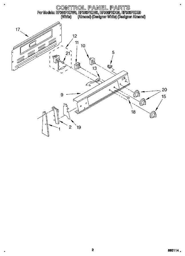 Diagram for RF305PXDZ0