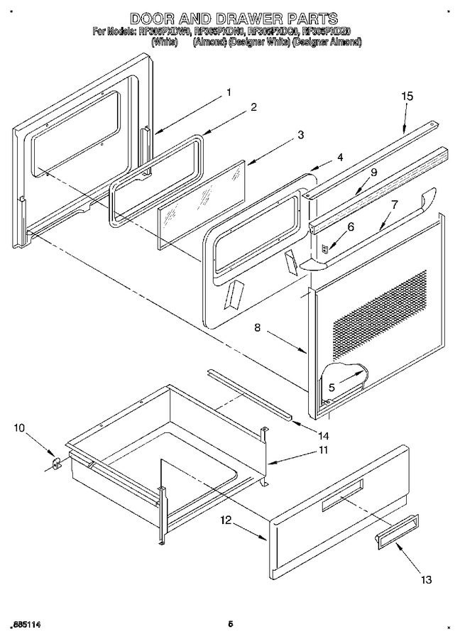 Diagram for RF305PXDZ0
