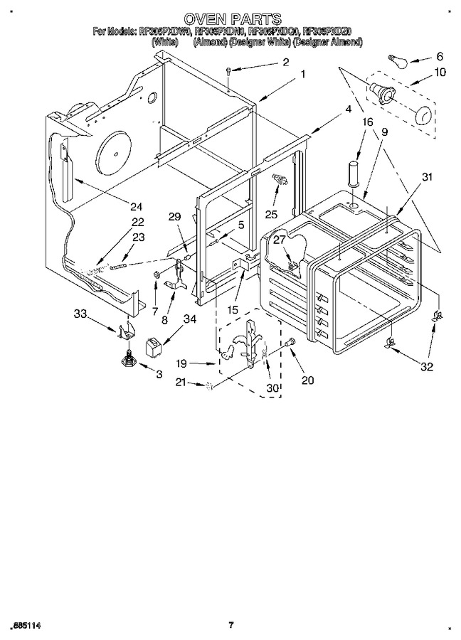 Diagram for RF305PXDZ0