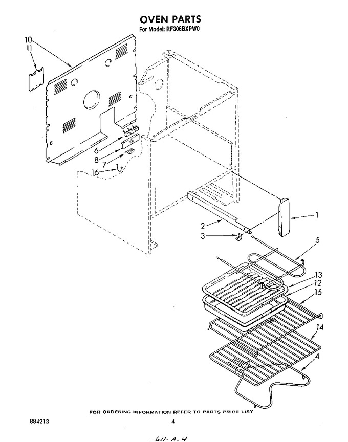 Diagram for RF306BXPW0