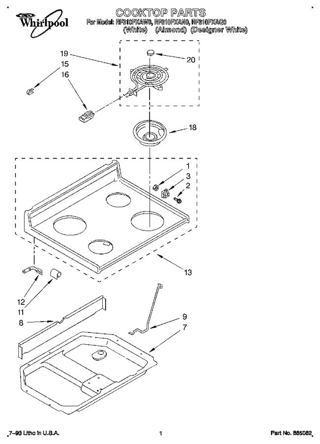 Diagram for RF310PXAN0