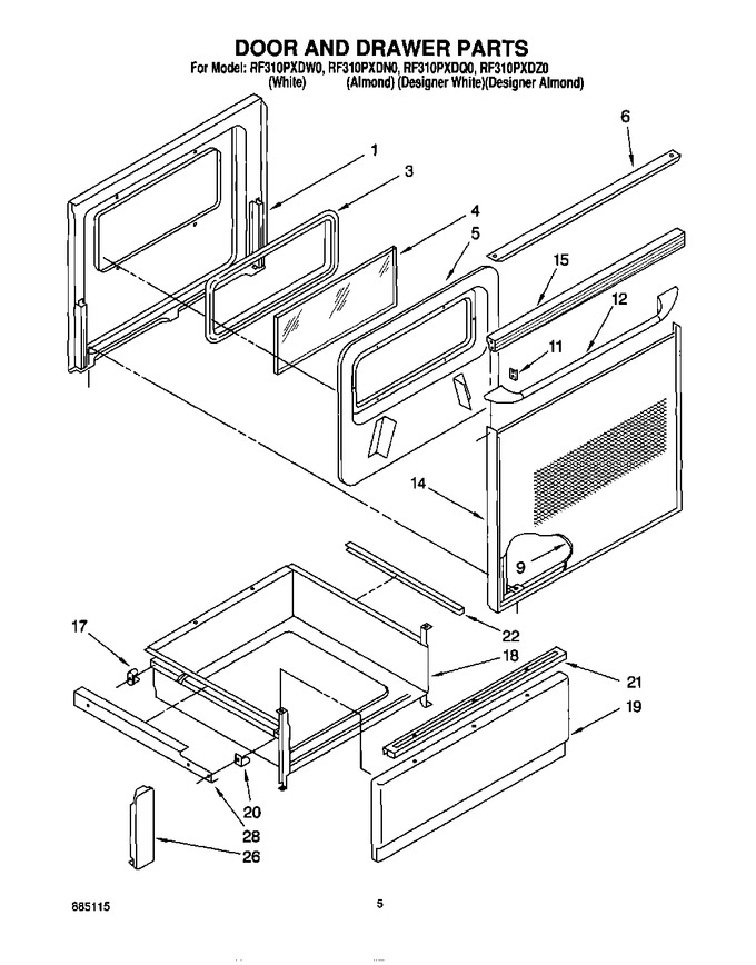 Diagram for RF310PXDZ0