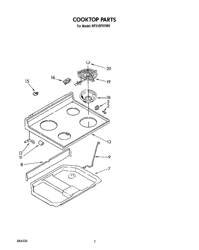 Diagram for RF310PXVF0