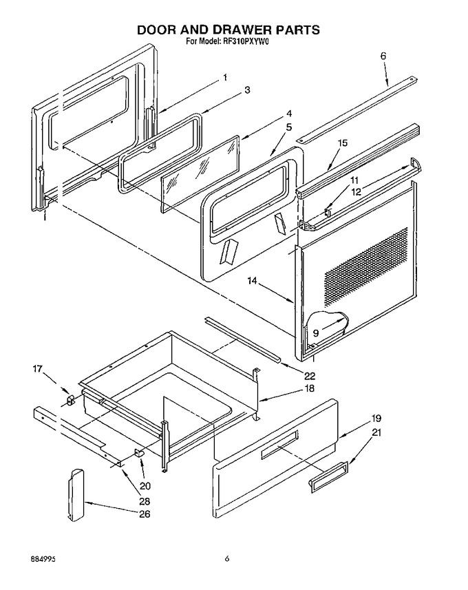 Diagram for RF310PXYW0