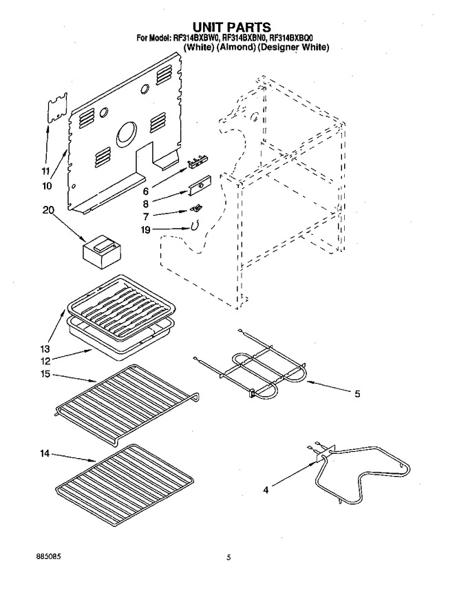 Diagram for RF314BXBW0
