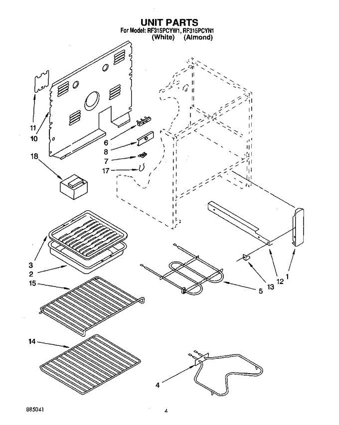 Diagram for RF315PCYW1