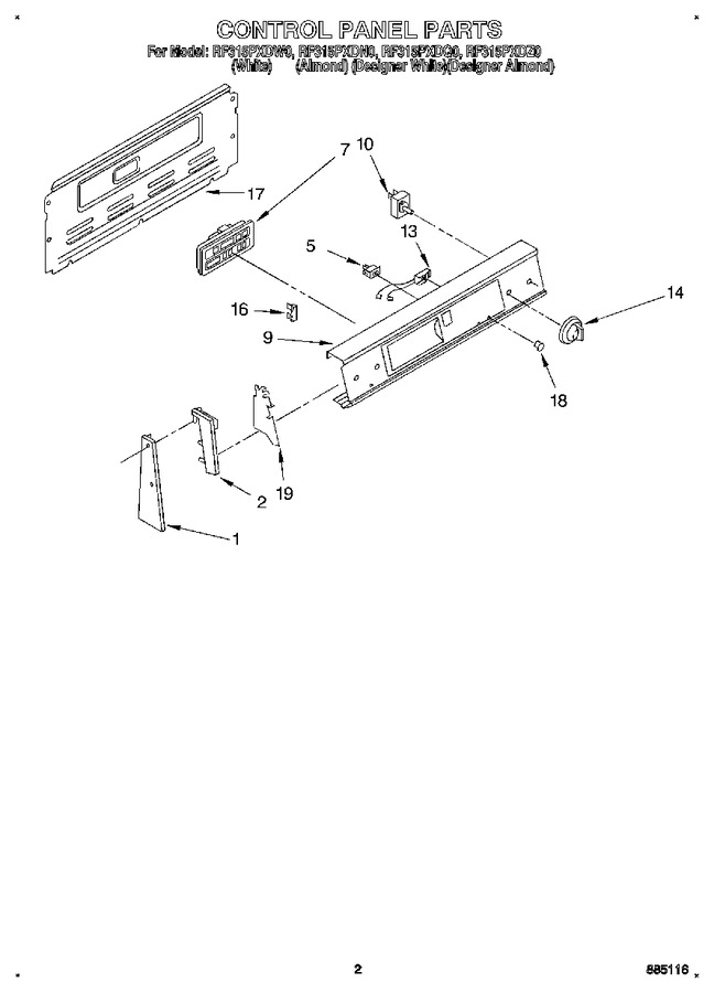 Diagram for RF315PXDW0
