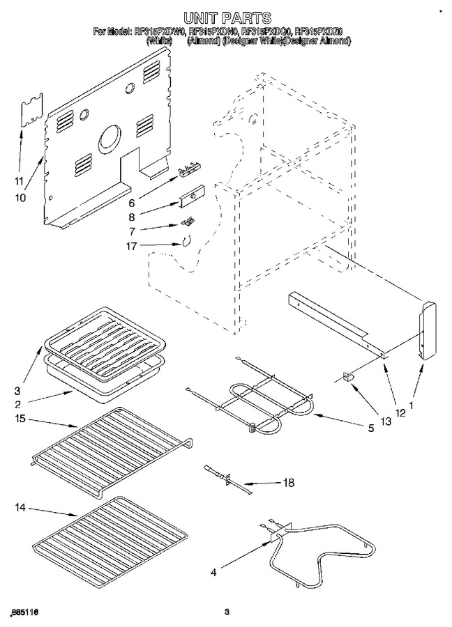 Diagram for RF315PXDQ0