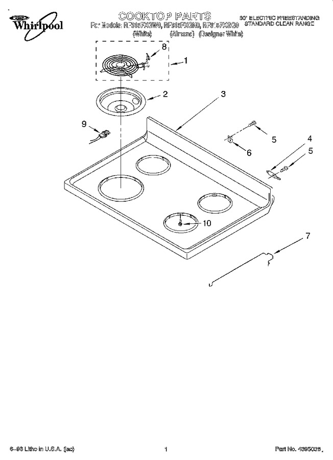 Diagram for RF315PXGN0