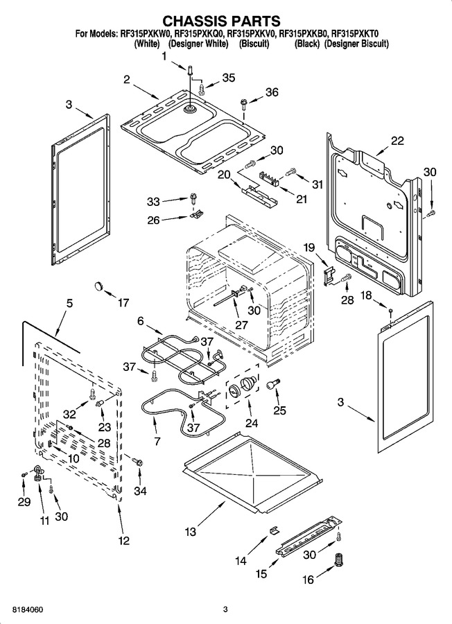 Diagram for RF315PXKB0