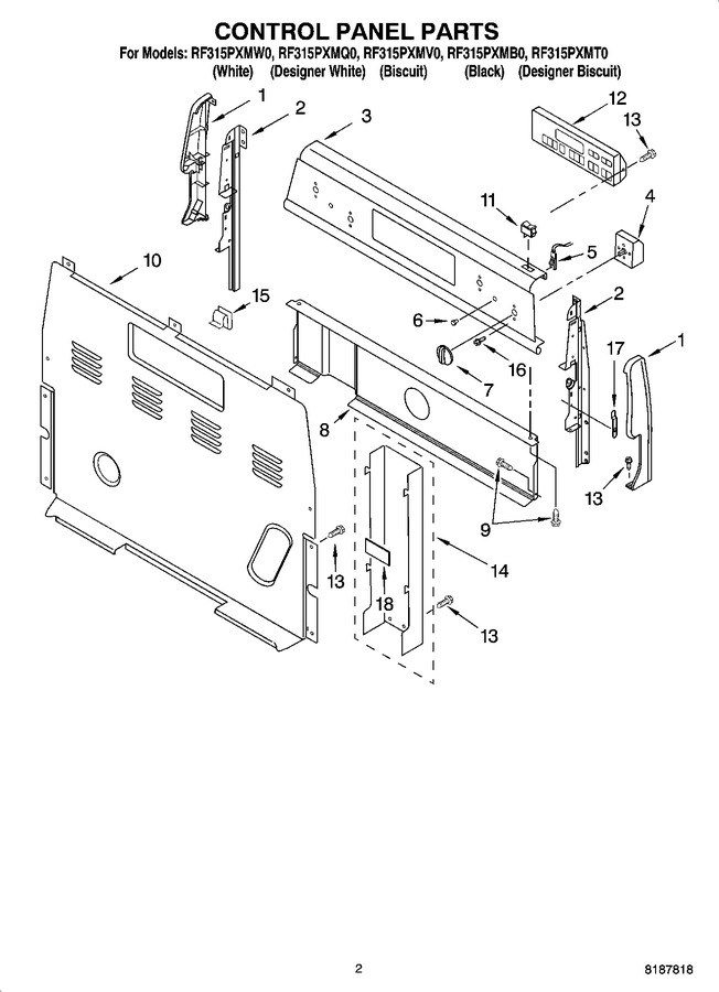Diagram for RF315PXMQ0