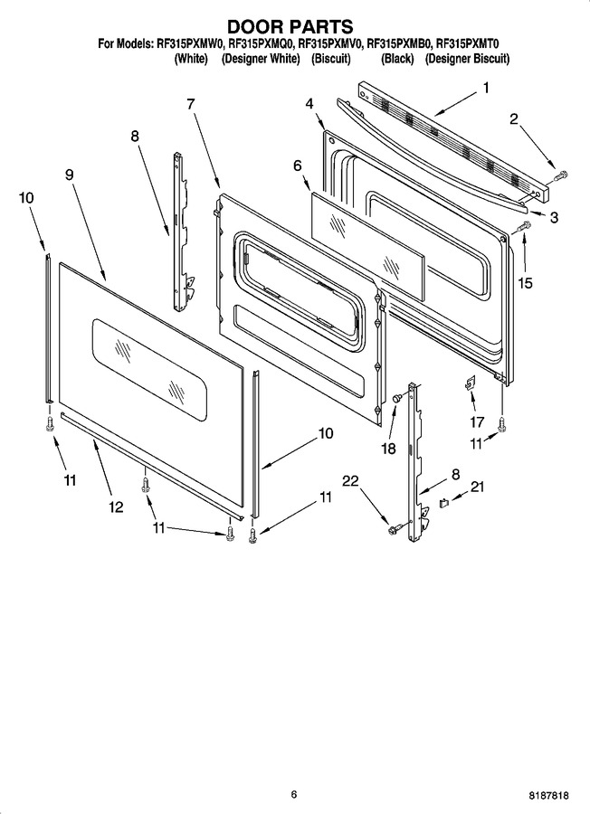Diagram for RF315PXMQ0