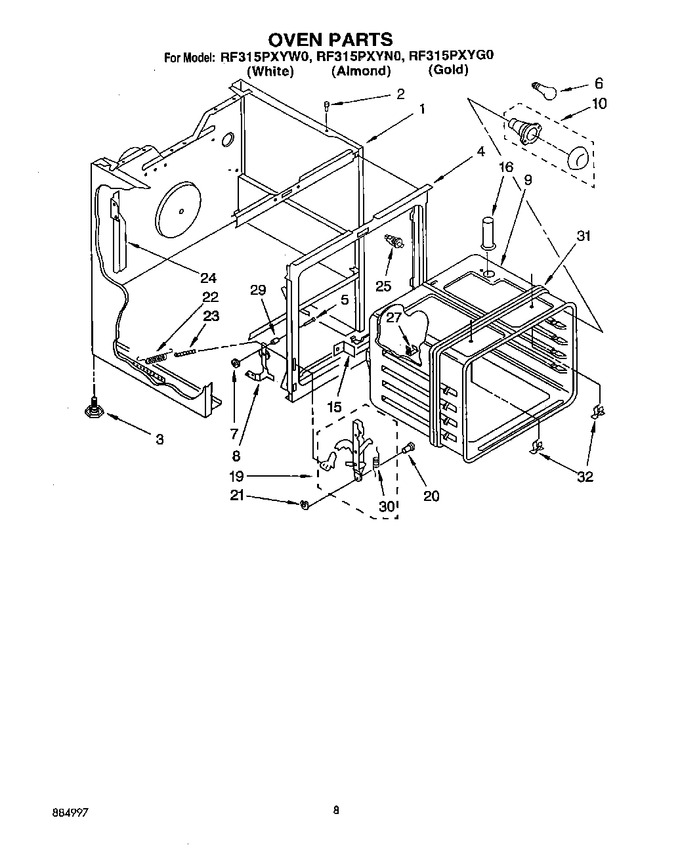 Diagram for RF315PXYN0
