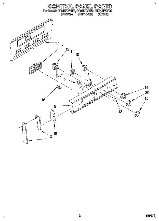 Diagram for RF315PXYN2