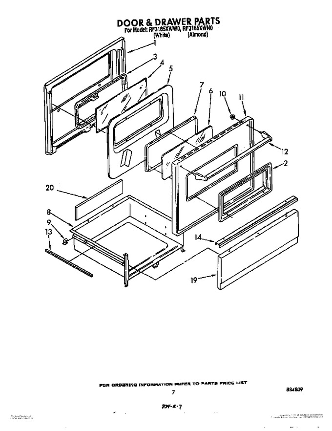 Diagram for RF3165XWW0