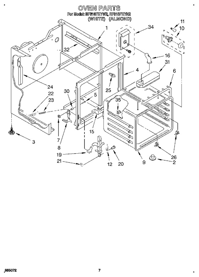 Diagram for RF316PXYW2