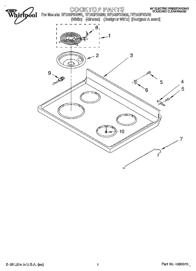 Diagram for RF325PXGZ0