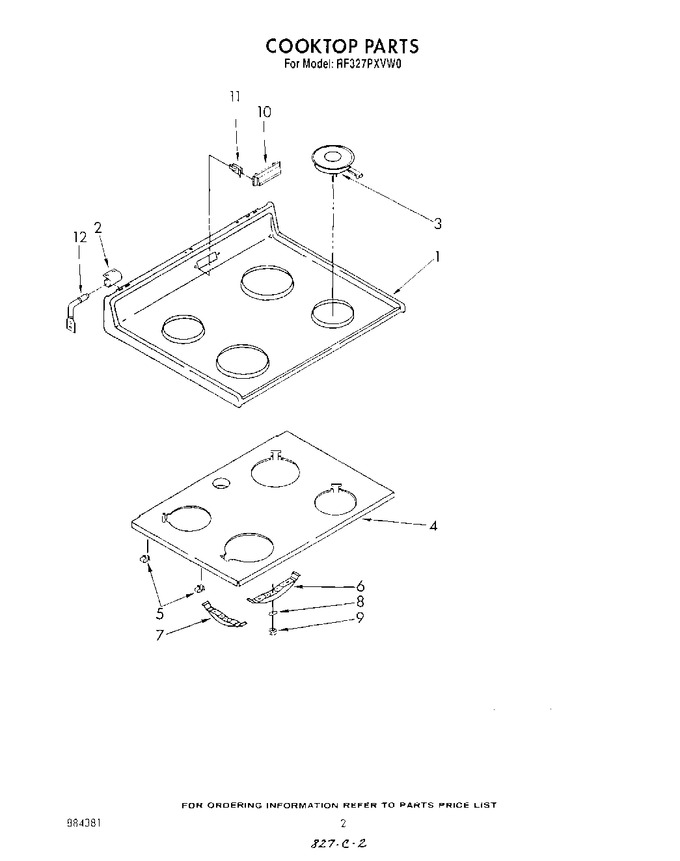 Diagram for RF327PXVW0