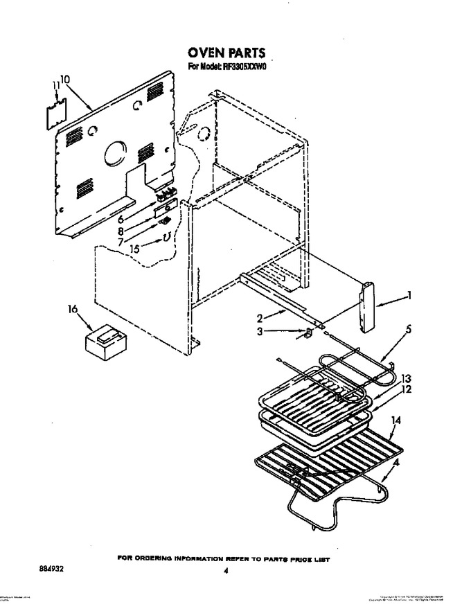 Diagram for RF3305XXW0