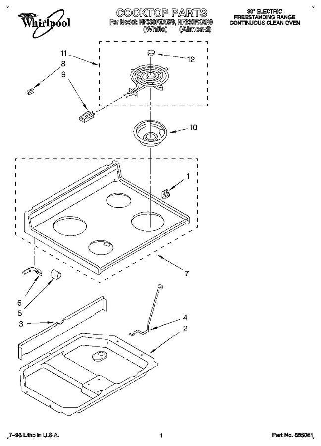 Diagram for RF330PXAW0