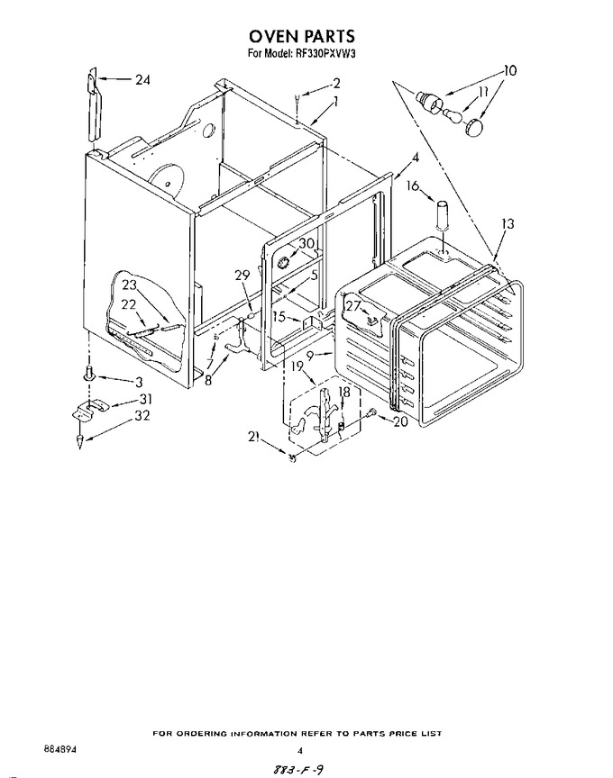 Diagram for RF330PXVW3