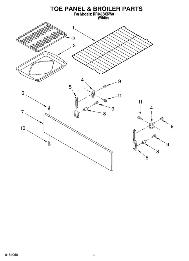 Diagram for RF340BXKW0