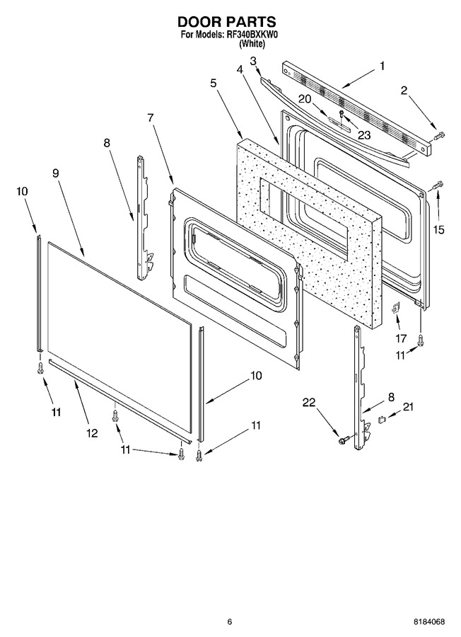 Diagram for RF340BXKW0