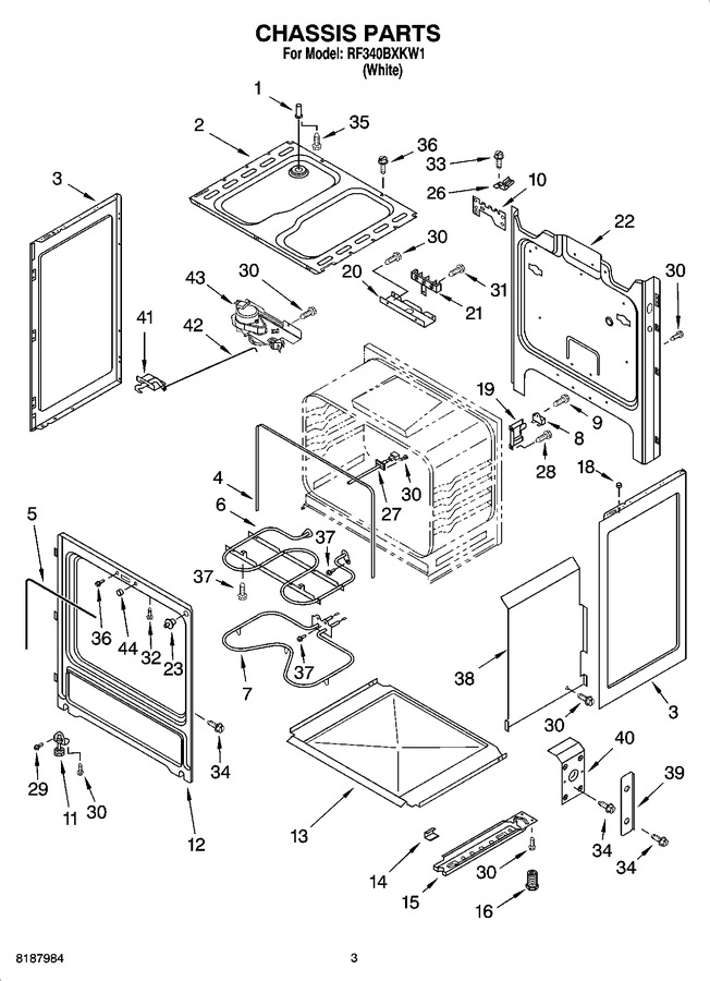 Diagram for RF340BXKW1