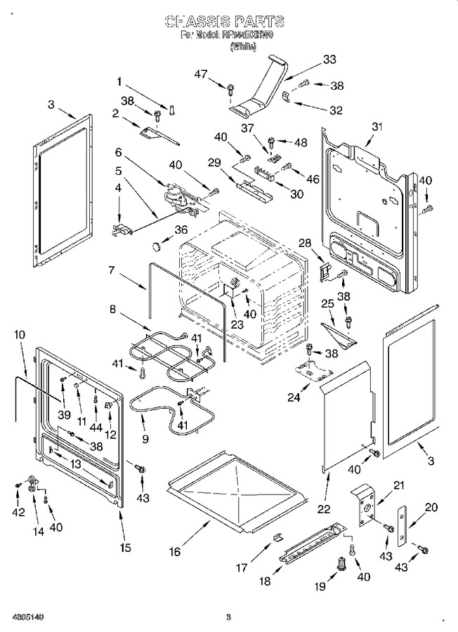 Diagram for RF344BXHW0