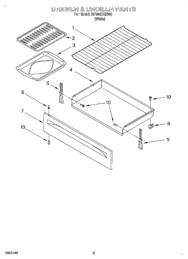 Diagram for RF344BXHW0