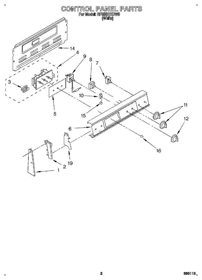 Diagram for RF350BXDW0