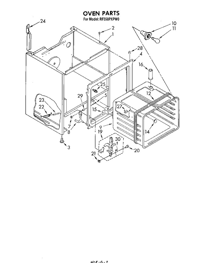 Diagram for RF350PXPW0