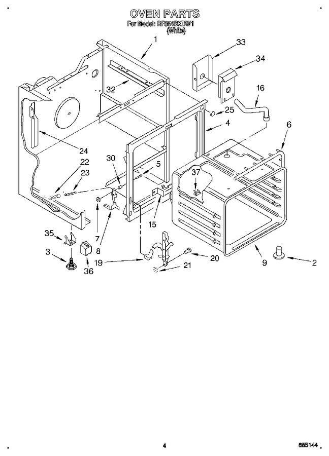 Diagram for RF354BXDW1