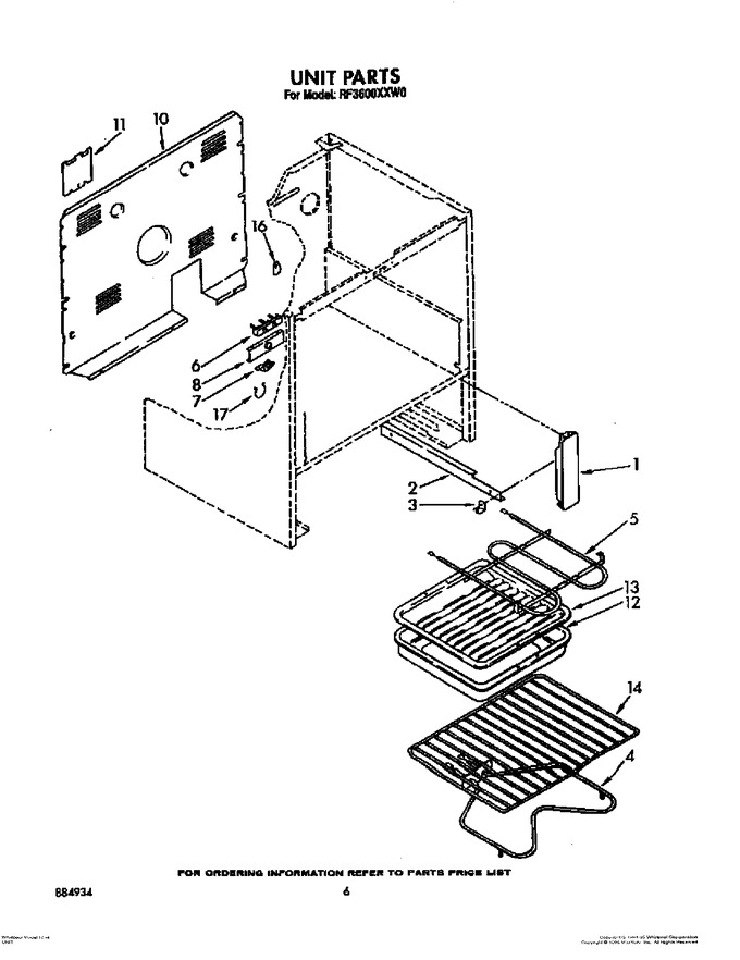 Diagram for RF3600XXW0