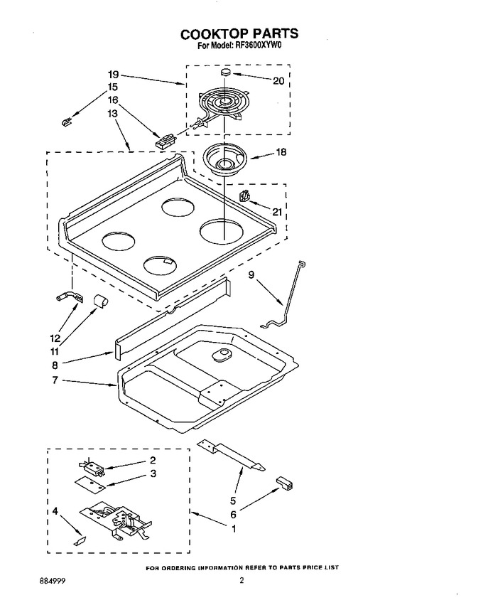 Diagram for RF3600XYW0