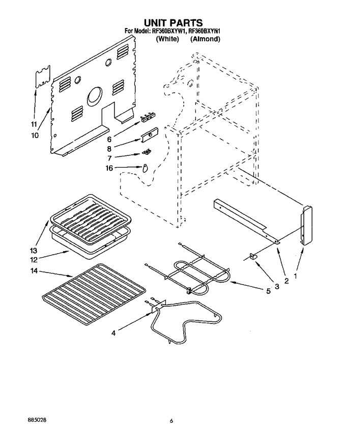 Diagram for RF360BXYW1
