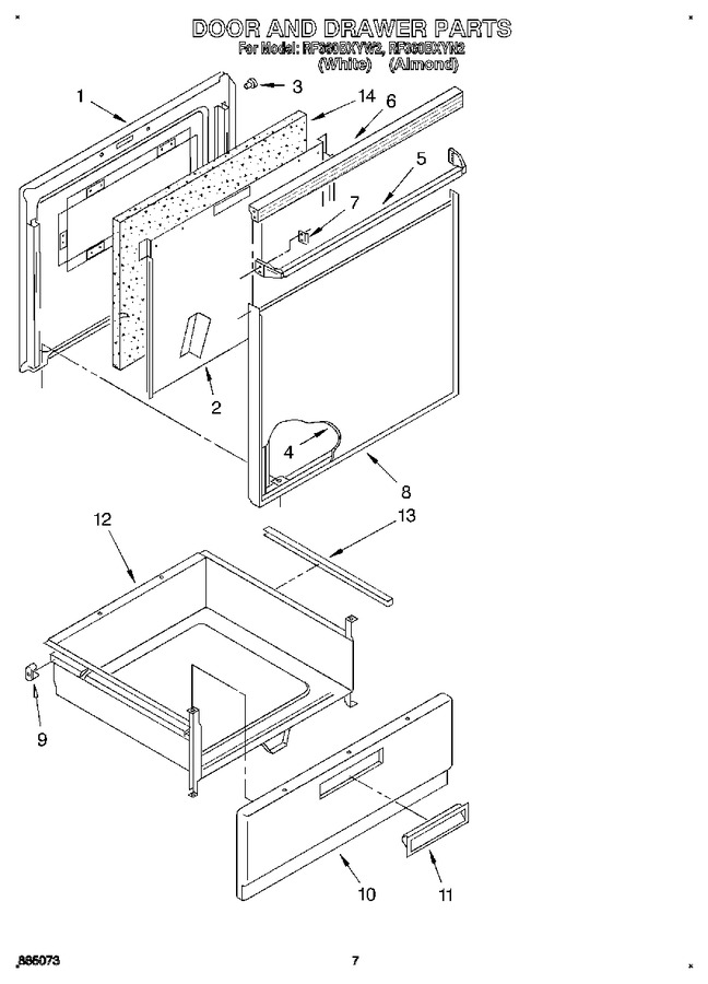 Diagram for RF360BXYW2