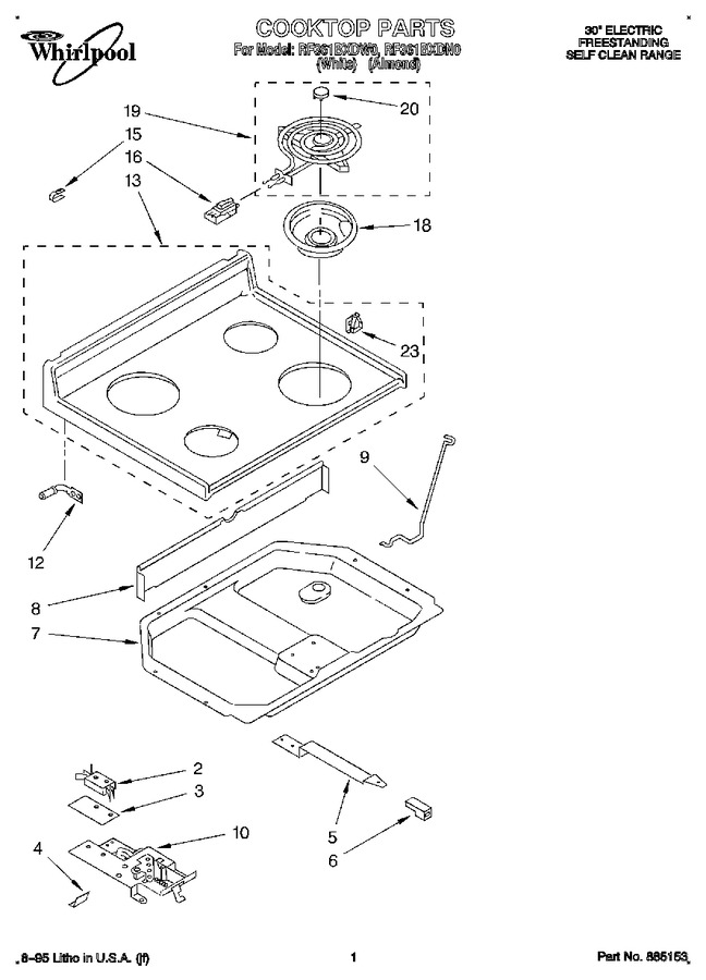 Diagram for RF361BXDN0